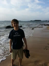 Rocco at the Ocean